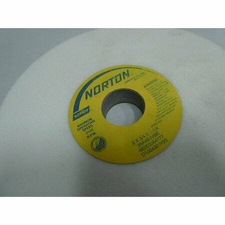 Norton Co 1-1/4IN 8IN 3/4IN GRINDING WHEEL 38A46-IVBE 66253044177